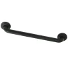 Sale Restoration 18" Brass Decorative Grab Bar in Matte Black Grab Bars