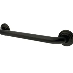 Hot Restoration 18" Brass Decorative Grab Bar in Oil Rubbed Bronze Grab Bars
