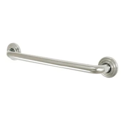 Hot Restoration 18" Brass Decorative Grab Bar in Polished Nickel Grab Bars