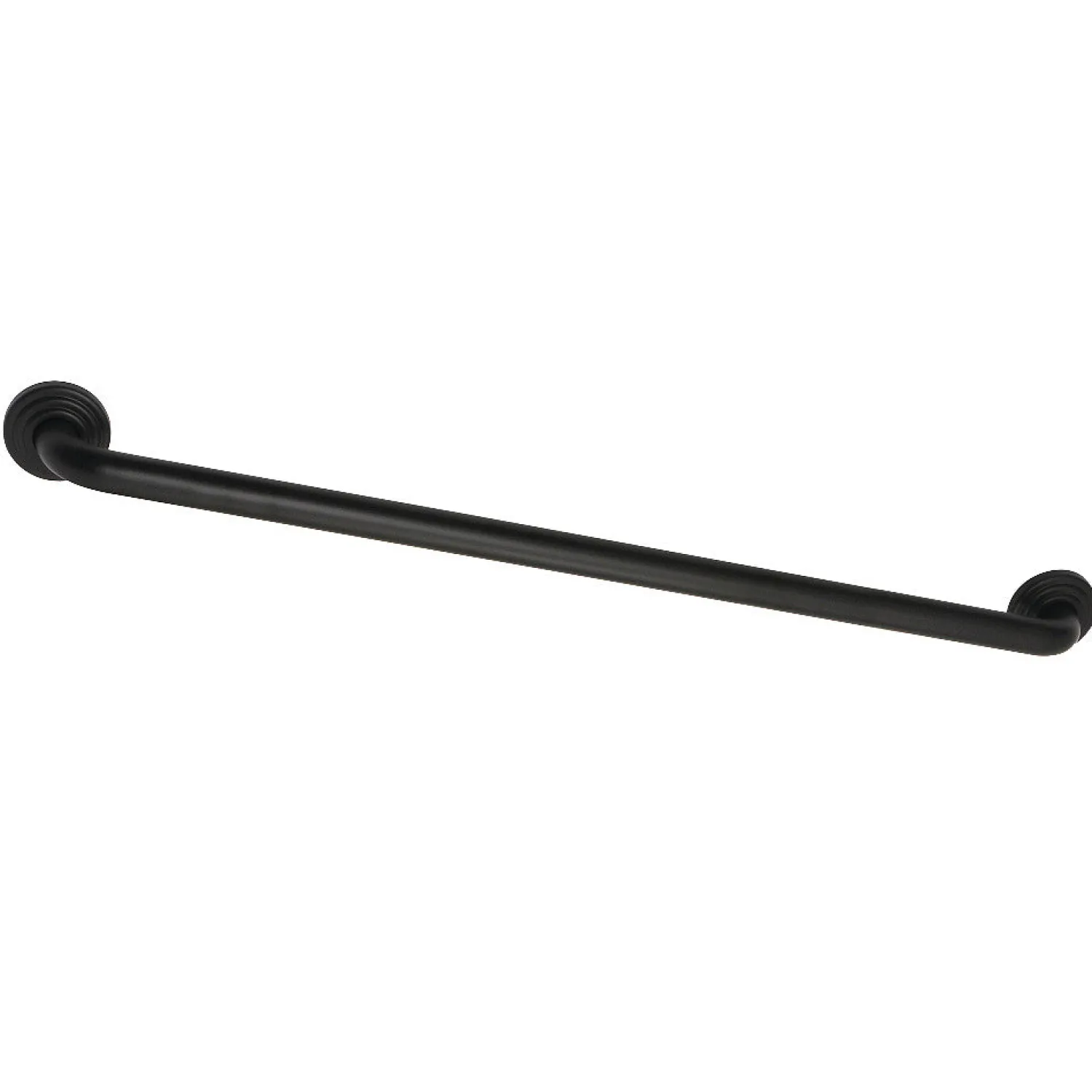 Discount Restoration 32" Brass Decorative Grab Bar in Matte Black Grab Bars