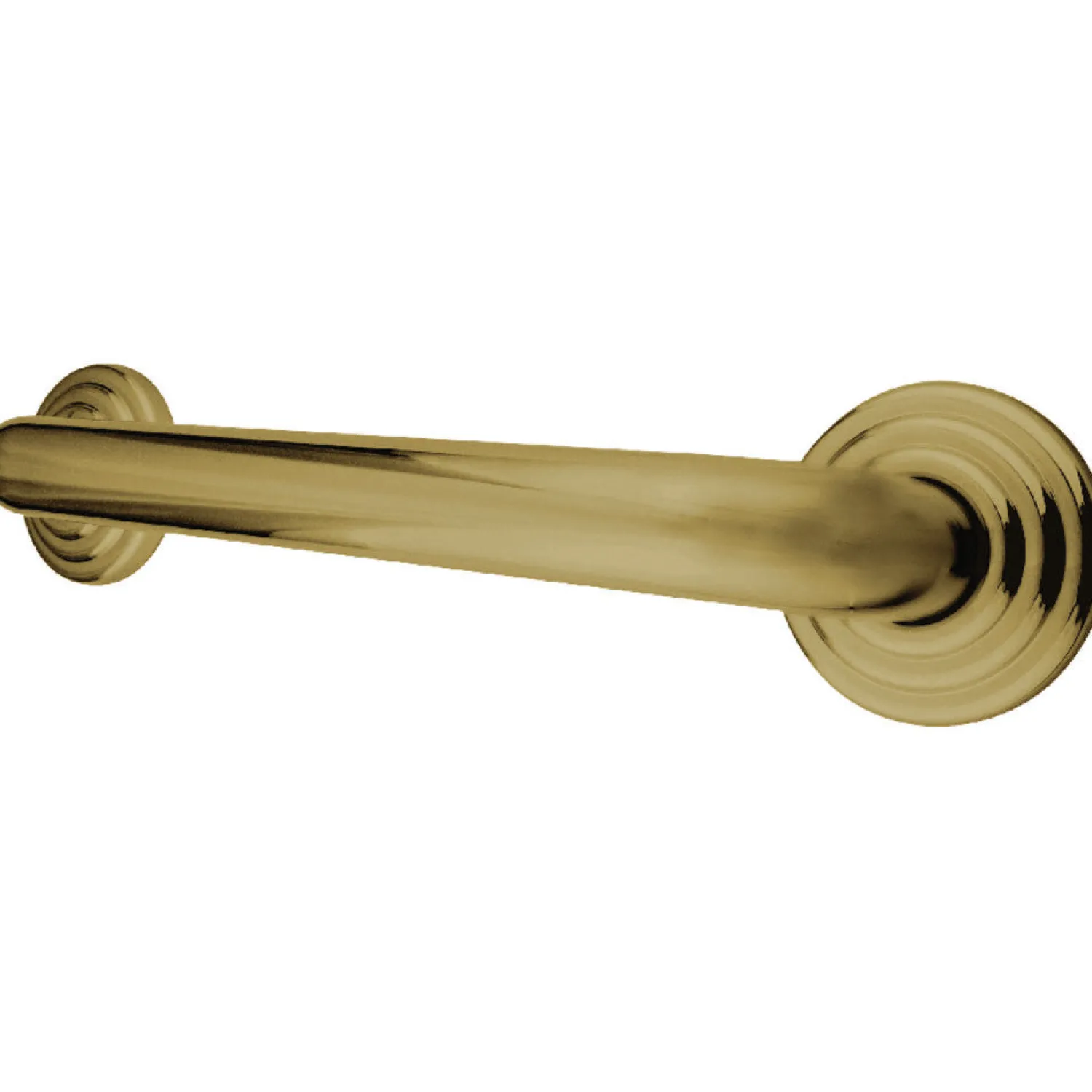 Clearance Restoration 12" Brass Decorative Grab Bar in Polished Brass Grab Bars