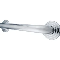 New Restoration 30" Brass Decorative Grab Bar in Polished Chrome Grab Bars