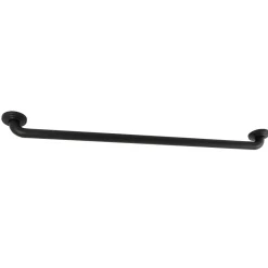 Clearance Restoration 36" Brass Decorative Grab Bar in Matte Black Grab Bars