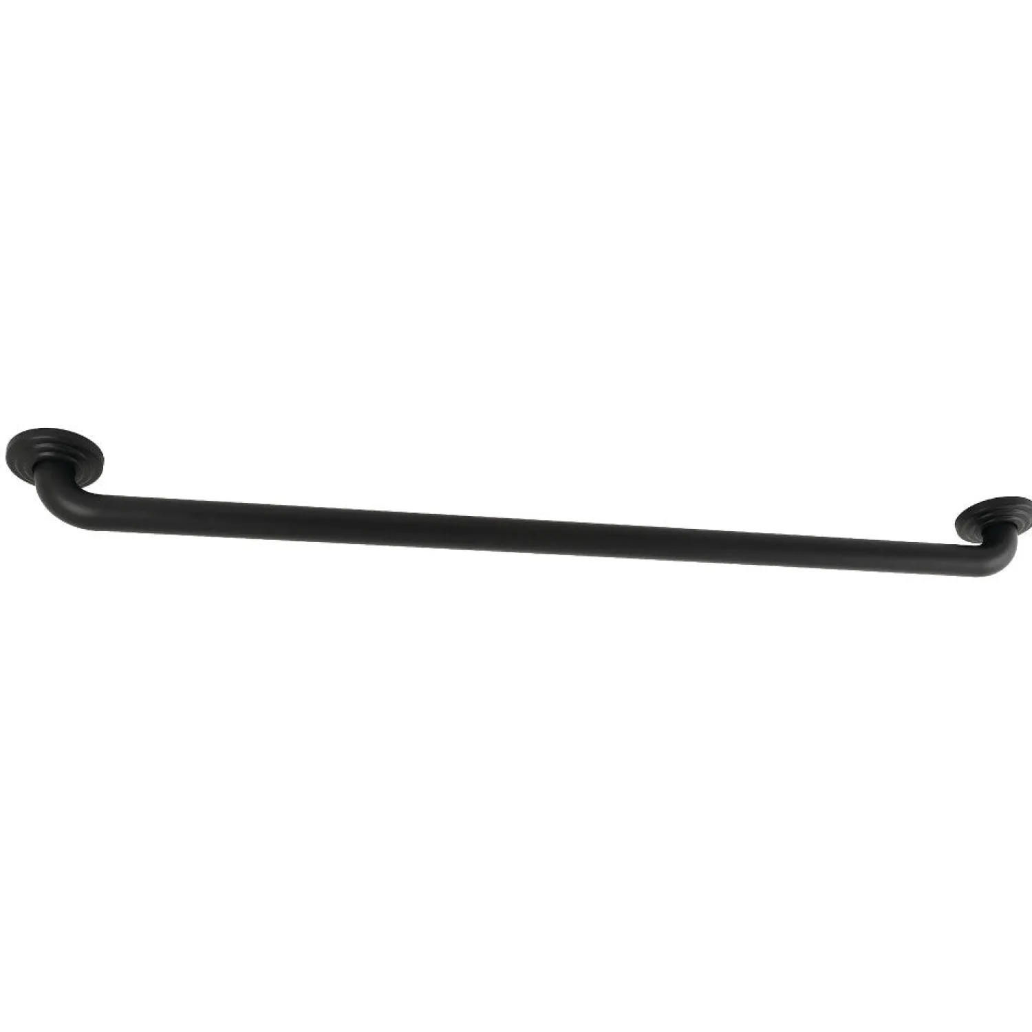 Clearance Restoration 36" Brass Decorative Grab Bar in Matte Black Grab Bars