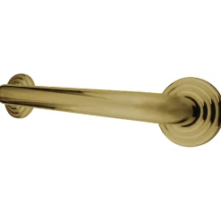 Outlet Restoration 24" Brass Decorative Grab Bar in Polished Brass Grab Bars