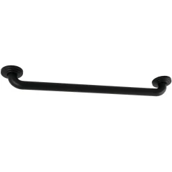 Best Restoration 24" Brass Decorative Grab Bar in Matte Black Grab Bars