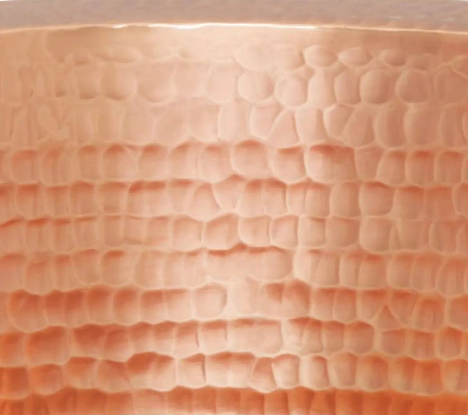 Best 12" Round Hammered Copper Bar Sink with 2" Drain Opening in Polished Copper Bar / Prep Sinks