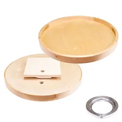Online 18" Round Lazy Susan With Pre-Installed 7" Cast Aluminum Swivel Storage & Organization