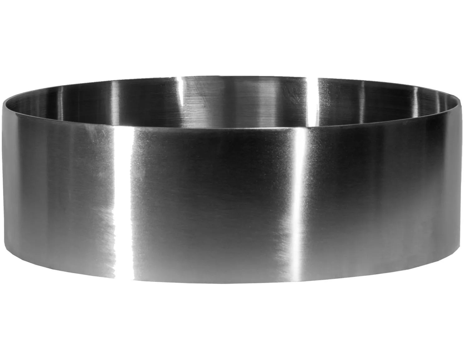 Discount 15" Round Stainless Steel Bathroom Vessel Sink with Drain in Silver Stainless Steel Sinks|Above Counter / Vessel Sinks
