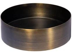 Best 15" Round Stainless Steel Bathroom Vessel Sink with Drain in Antique Gold Stainless Steel Sinks|Above Counter / Vessel Sinks