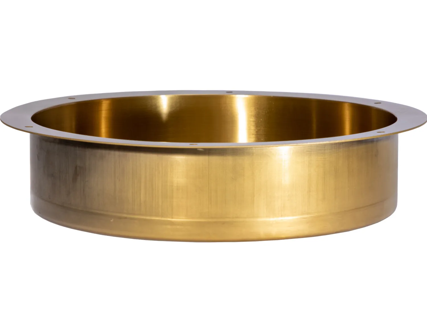 Best 15" Round Stainless Steel Undermount Bathroom Sink with Drain in Gold Undermount|Stainless Steel Sinks