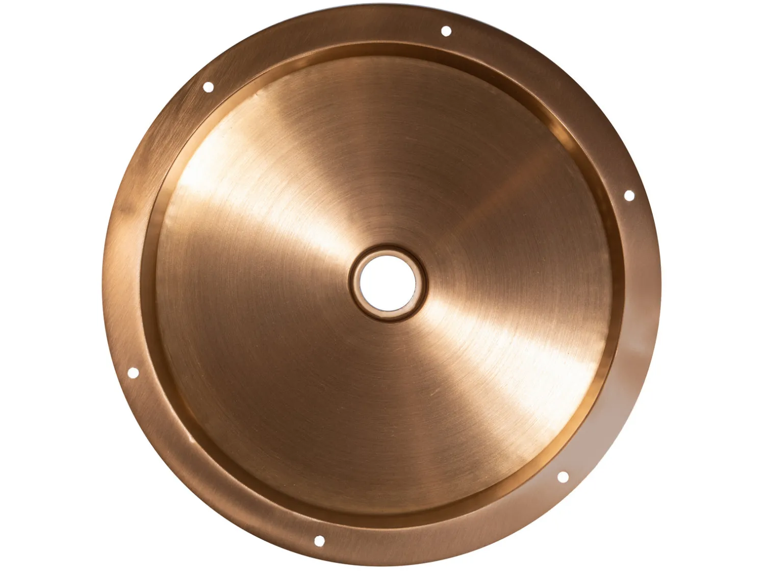 Best 15" Round Stainless Steel Undermount Bathroom Sink with Drain in Rose Gold Undermount|Stainless Steel Sinks