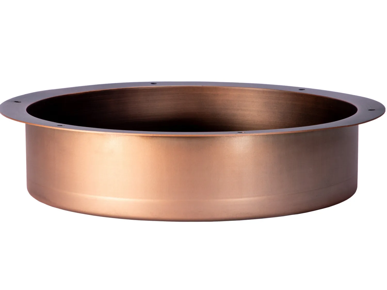 Discount 15" Round Stainless Steel Undermount Bathroom Sink with Drain in Bronze Undermount|Stainless Steel Sinks