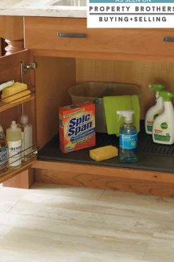 Sale Rubber Cabinet Mat for Your Sink Base Cabinet Maintenance & Installation
