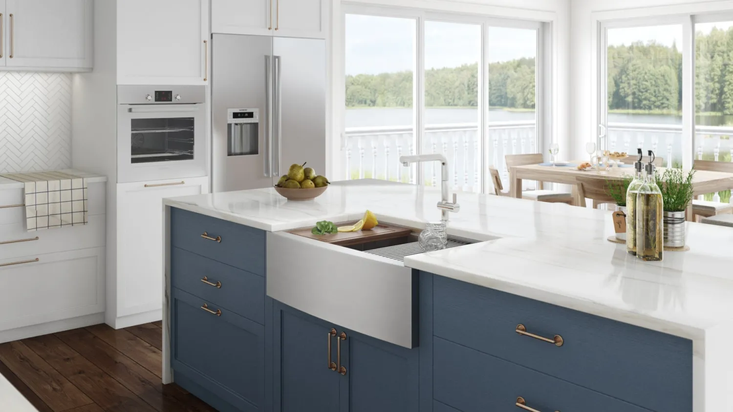 Online 27" Apron-front Workstation Farmhouse 16 Gauge Stainless Steel Single Bowl Kitchen Sink Stainless Steel Sinks|Single Bowl Sinks