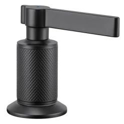Best Barolo Two Handle Widespread Art Deco Modern Luxury Bathroom Faucet in Matte Black- RVF5236MB 8