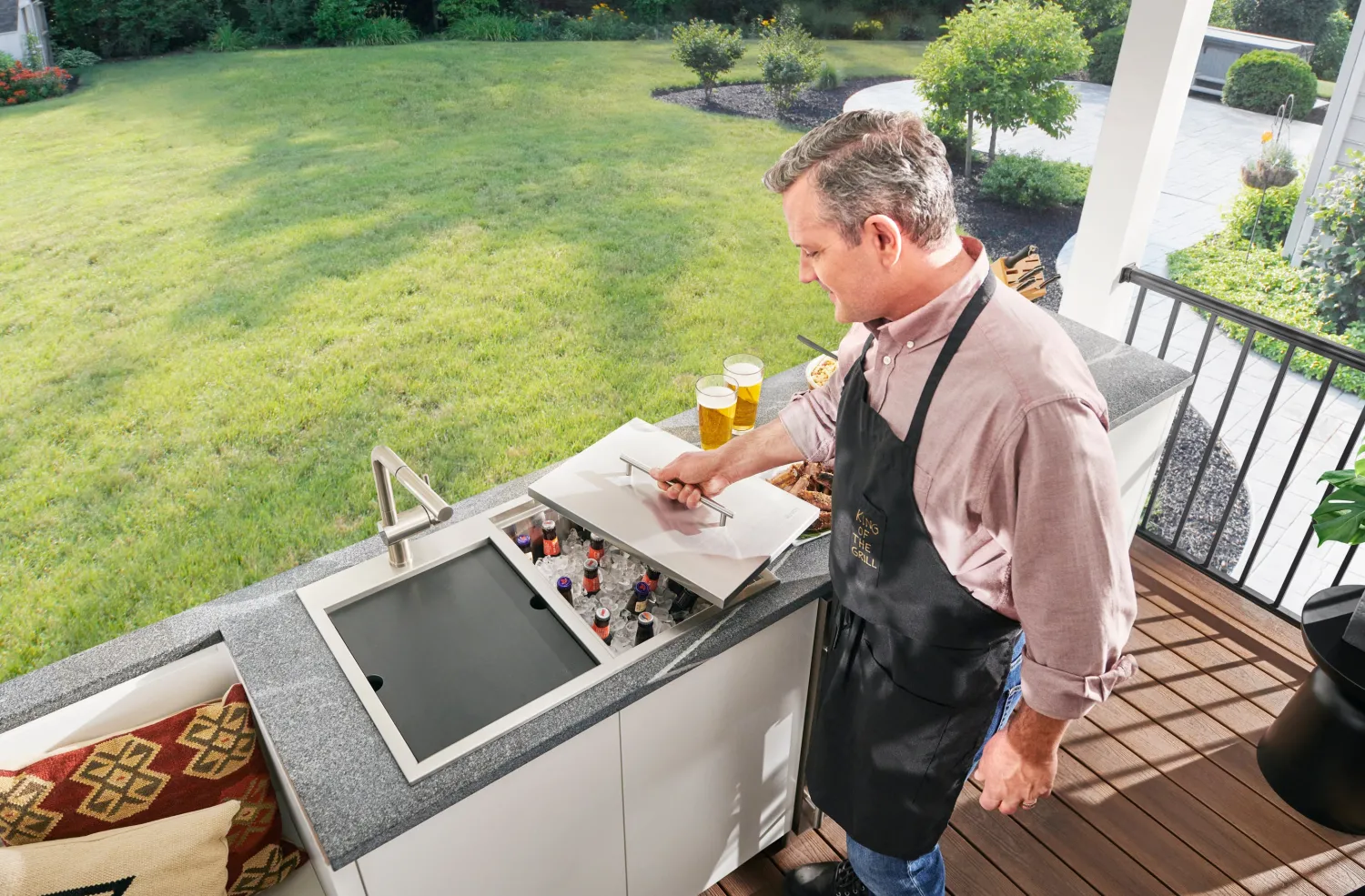 Sale Drop-In Outdoor Sink with Double-Wall Ice Chest Cooler Outdoor Sinks & Accessories|Laundry Room Chevron Down Icon