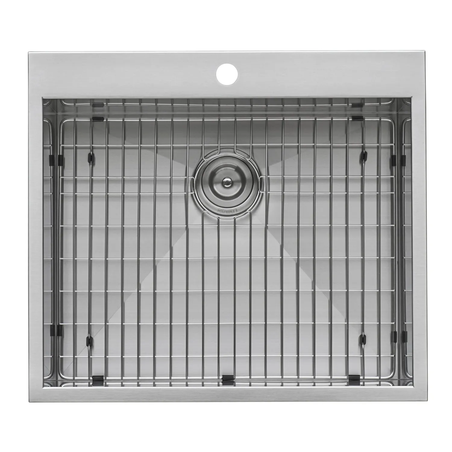 25" Drop-in Topmount 16 Gauge Stainless Steel Single Bowl Kitchen Sink Drop-In / Top Mount Sinks|Stainless Steel Sinks