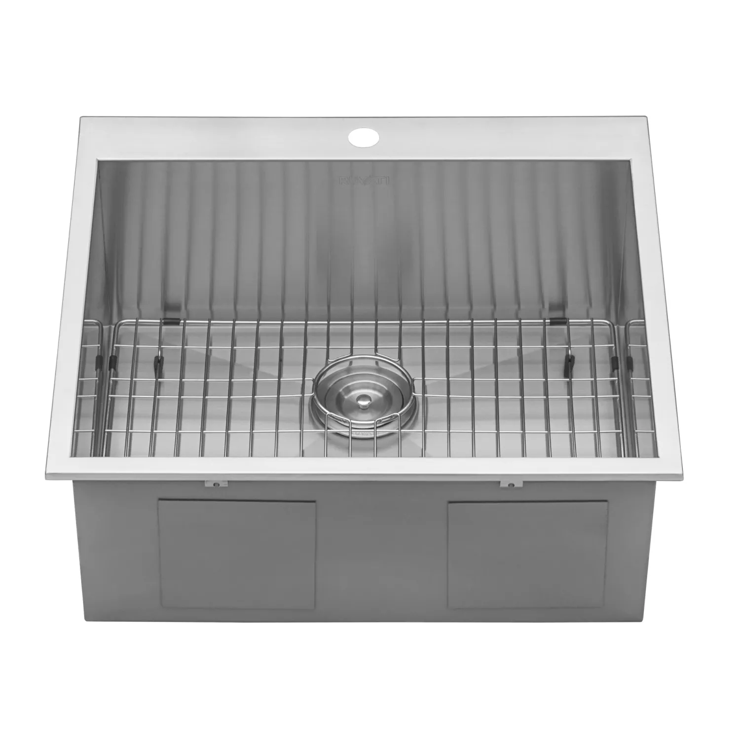 25" Drop-in Topmount 16 Gauge Stainless Steel Single Bowl Kitchen Sink Drop-In / Top Mount Sinks|Stainless Steel Sinks