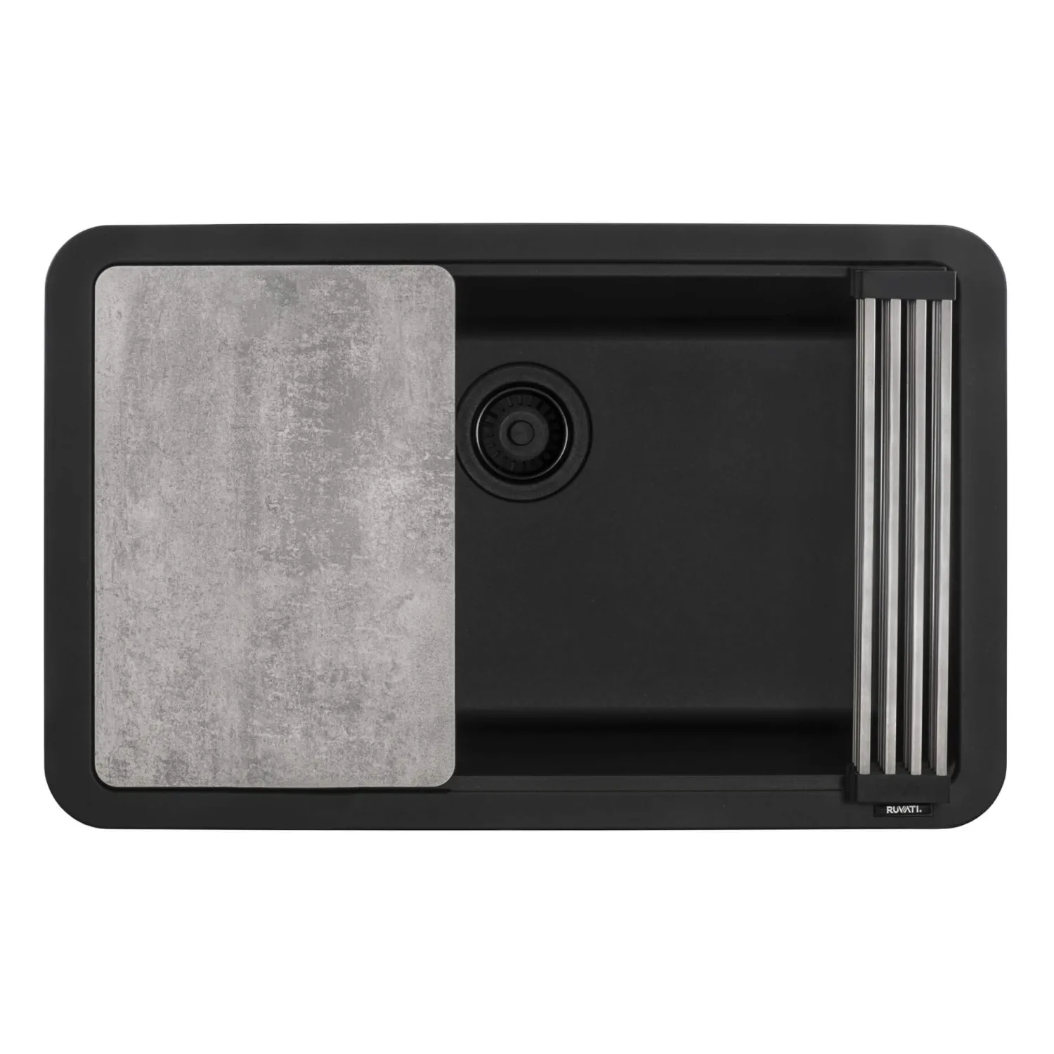 Best 30" Dual Mount Composite Workstation Kitchen Sink in Black Drop-In / Top Mount Sinks|Single Bowl Sinks