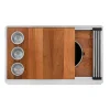 New 36" Dual Tier Undermount Workstation Kitchen Sink Workstation Sinks|Stainless Steel Sinks