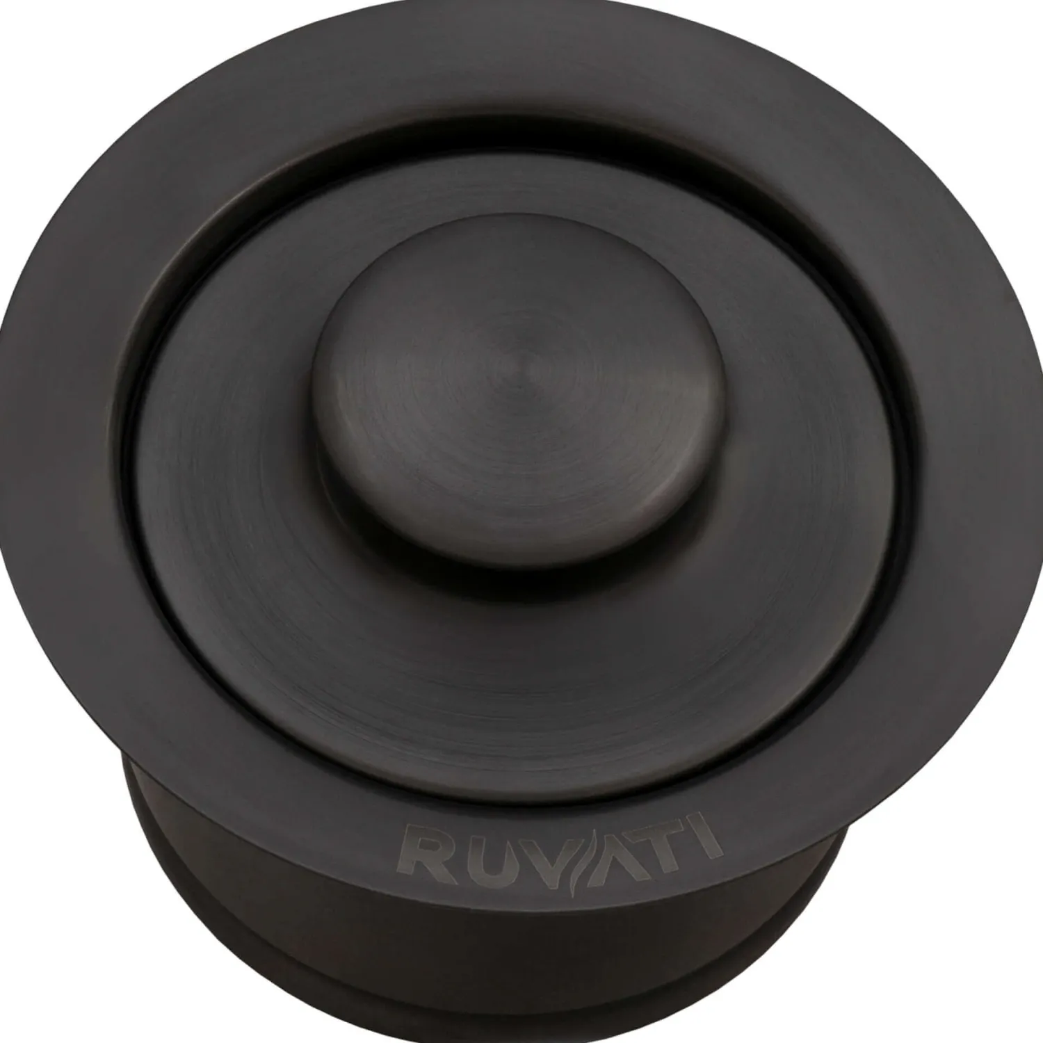 Discount Extended Garbage Disposal Flange with Basket and Stopper in Gunmetal Sink Drains, Disposer Flanges & Air Gaps