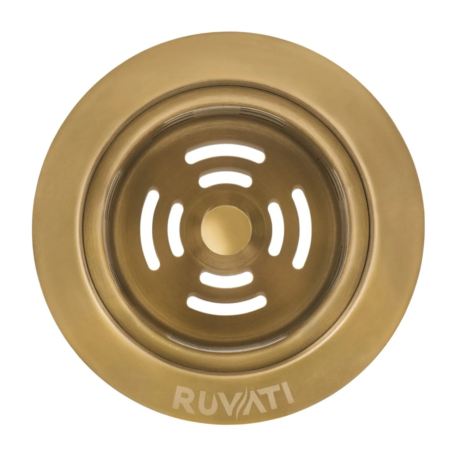 Hot Extended Garbage Disposal Flange with Deep Basket Strainer in PVD Sink Drains, Disposer Flanges & Air Gaps|Gunmetal, Brass, & Gold