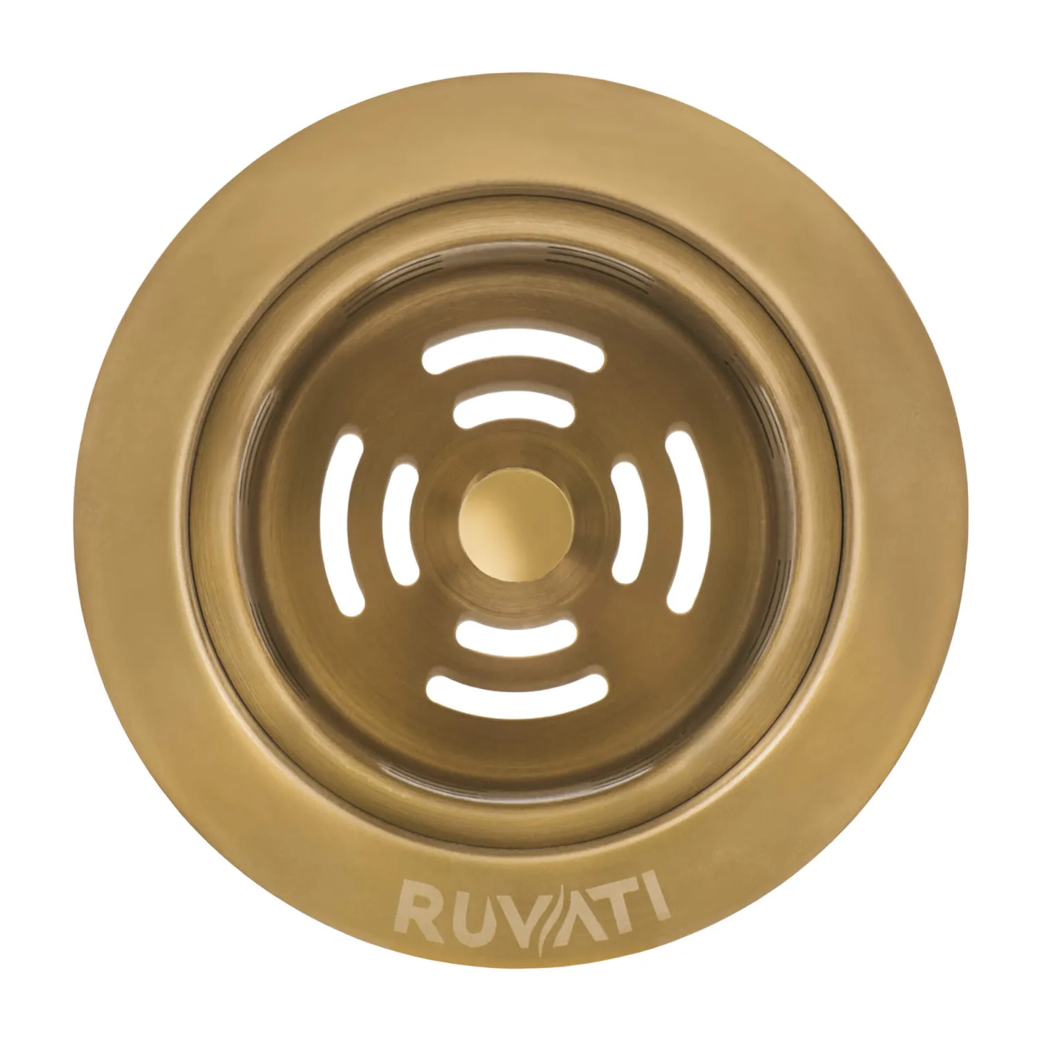 Hot Extended Garbage Disposal Flange with Deep Basket Strainer in PVD Sink Drains, Disposer Flanges & Air Gaps|Gunmetal, Brass, & Gold