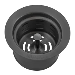 Hot Extended Garbage Disposal Flange with Deep Basket Strainer in PVD Sink Drains, Disposer Flanges & Air Gaps|Gunmetal, Brass, & Gold
