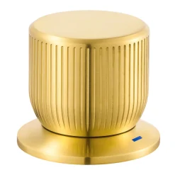 Best Fabio Two Handle Widespread Textured Luxury Knob Bathroom Faucet in Brushed Gold - RVF5235SG 8
