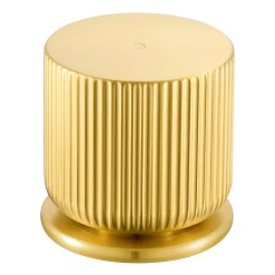 Fabio Two Handle Widespread Textured Knob Arc Round Neck Bathroom Faucet in Brushed Gold - RVF5238SG 8