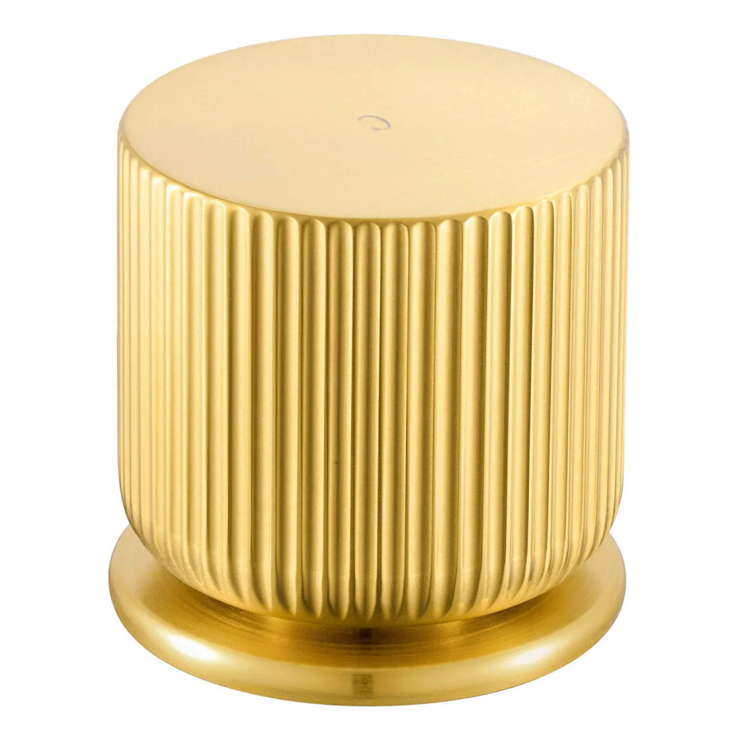 Fabio Two Handle Widespread Textured Knob Arc Round Neck Bathroom Faucet in Brushed Gold - RVF5238SG 8" Widespread