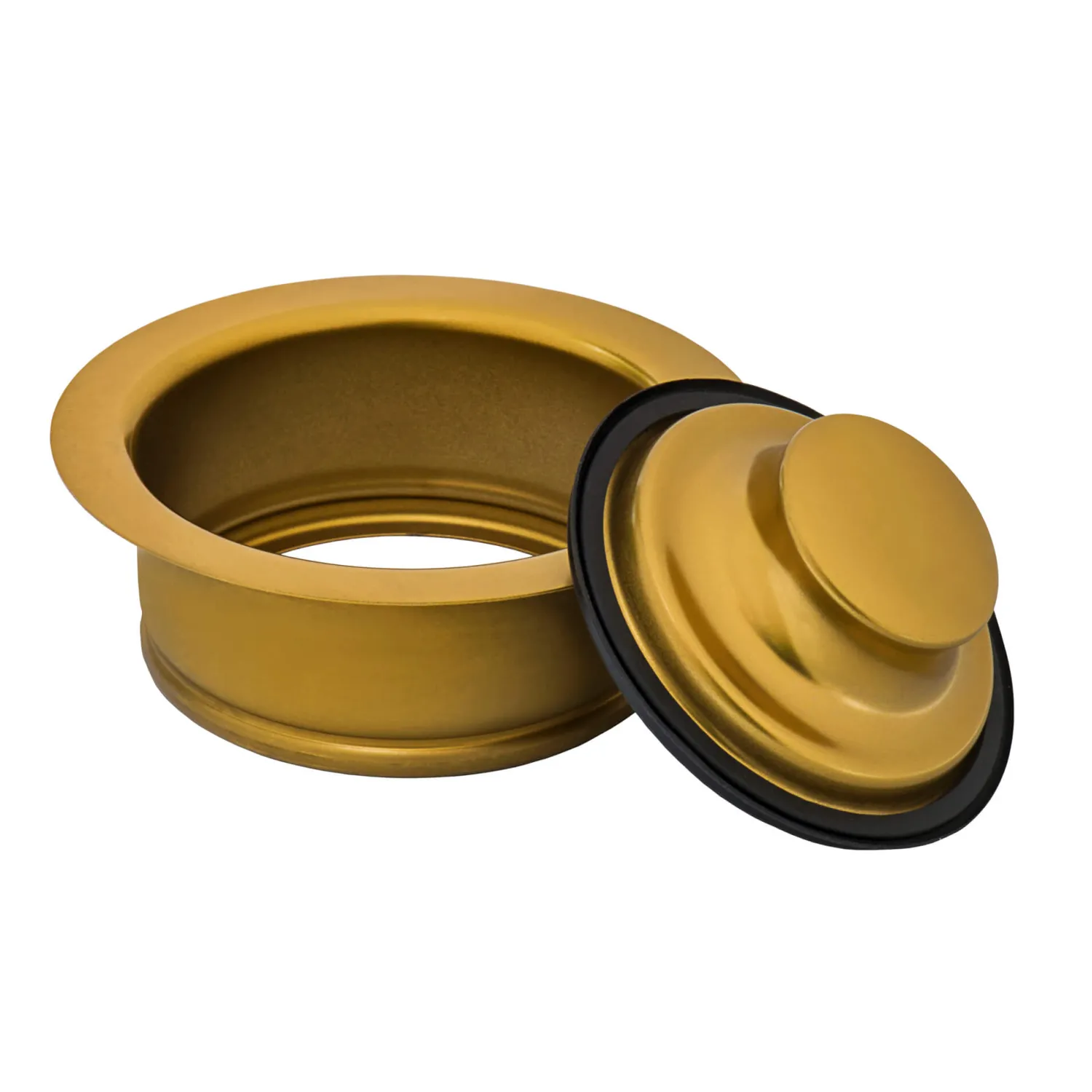 New Garbage Disposal Flange for Kitchen Sinks Sink Drains, Disposer Flanges & Air Gaps|Gunmetal, Brass, & Gold