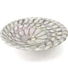 Hot 20" Glass Art Drop In Round Decorative Pattern Bathroom Sink - Nautilus Brown Above Counter / Vessel Sinks
