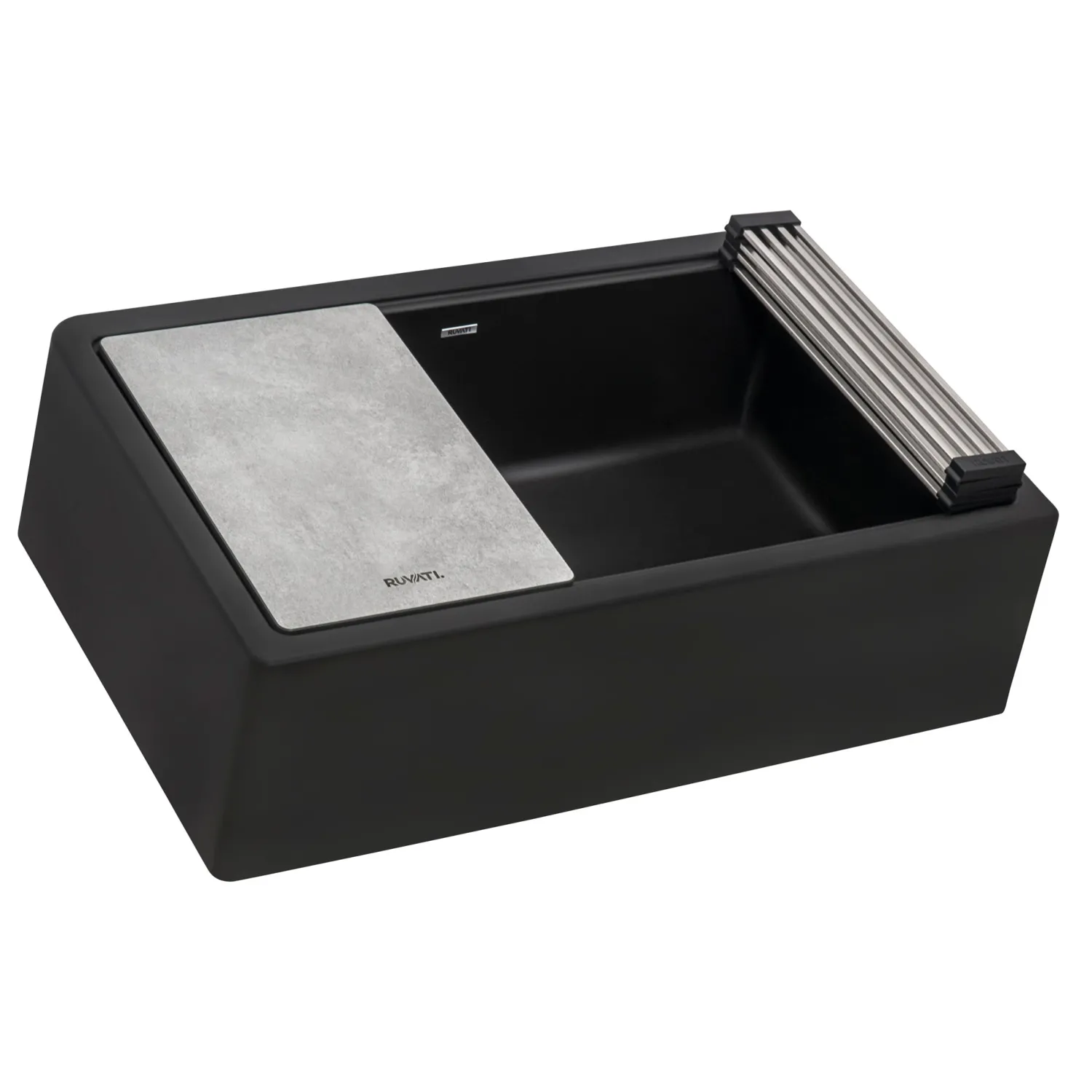 Clearance 33" Granite Composite Farmhouse Workstation Apron Front Kitchen Sink Single Bowl Sinks|Apron Front / Farmhouse Sinks