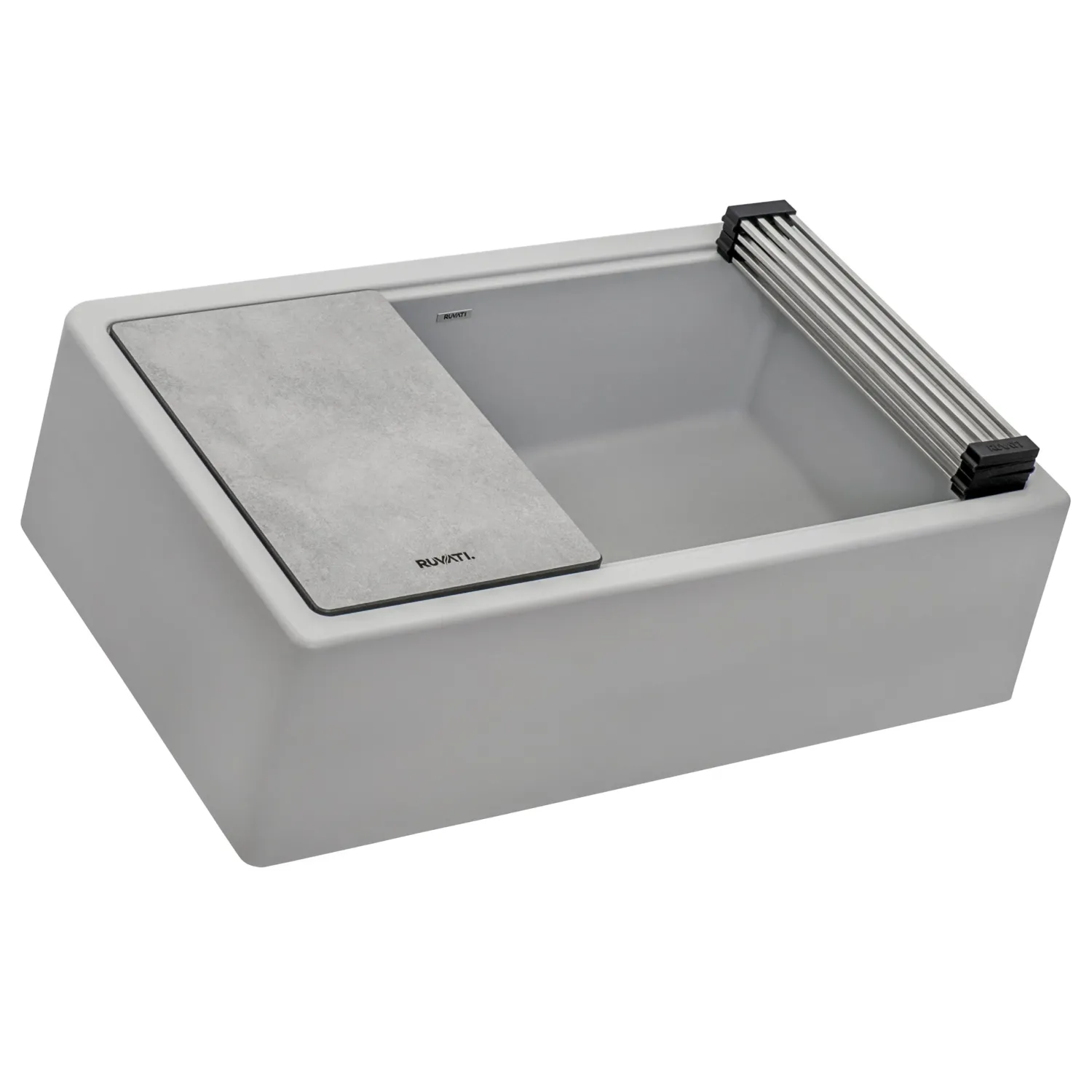 Clearance 33" Granite Composite Farmhouse Workstation Apron Front Kitchen Sink Single Bowl Sinks|Apron Front / Farmhouse Sinks