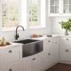 Clearance 30" Gunmetal Apron Front Stainless Steel Kitchen Sink Stainless Steel Sinks|Gunmetal, Brass, & Gold