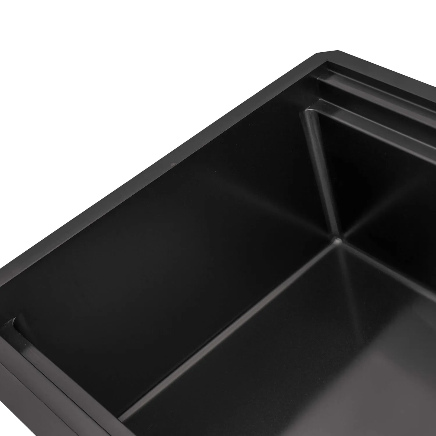 Online 45" Gunmetal Stainless Steel Workstation Two-Tiered Ledge Undermount Kitchen Sink Undermount Sinks|Stainless Steel Sinks