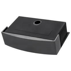 Outlet 33" Gunmetal Workstation Apron Front Stainless Steel Kitchen Sink Single Bowl Sinks|Stainless Steel Sinks
