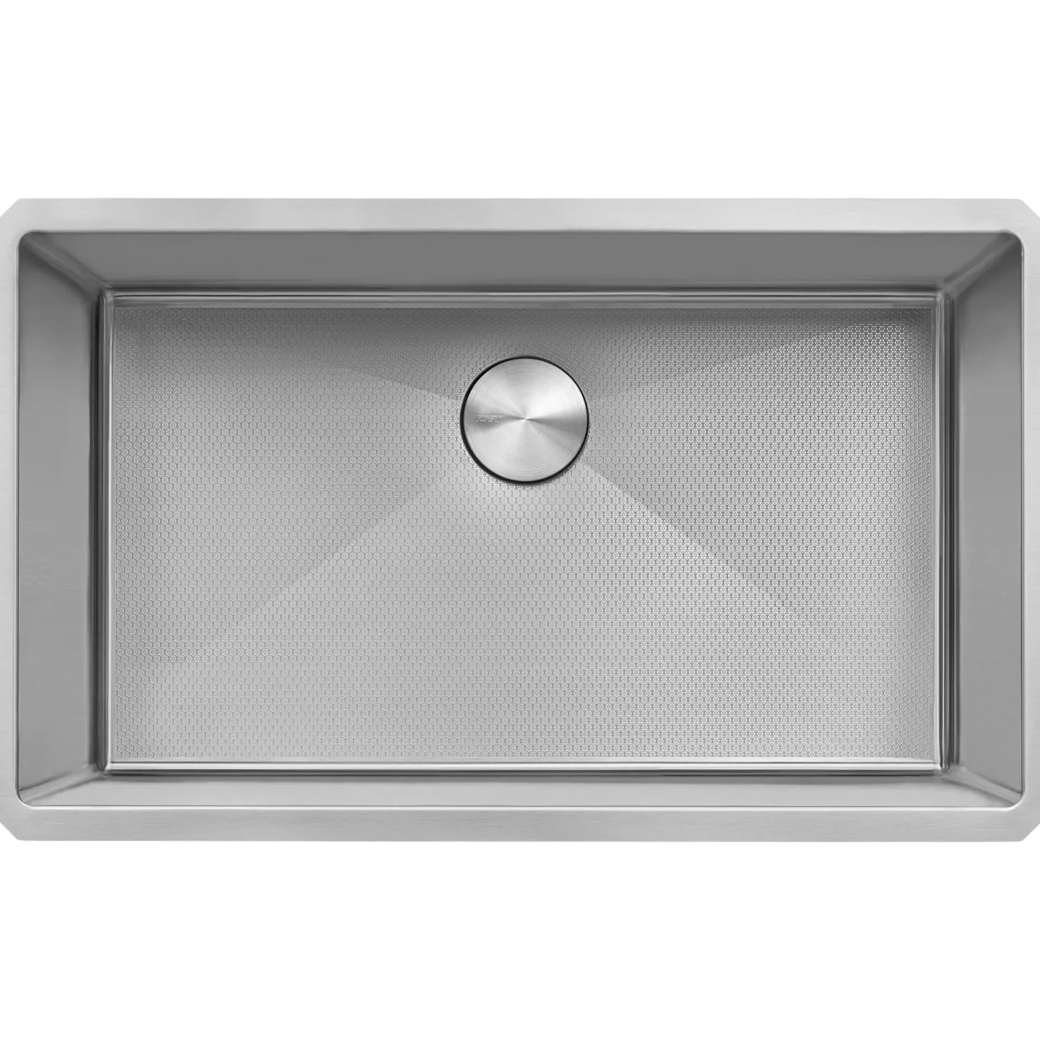 Online Hex Bottom 30" Single Bowl Scratch Resistant Texture Kitchen Sink Single Bowl Sinks|Undermount Sinks