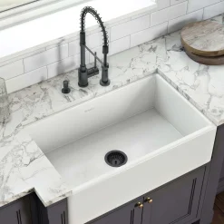 Hot Kitchen Sink Strainer Drain Assembly Sink Drains, Disposer Flanges & Air Gaps|Gunmetal, Brass, & Gold