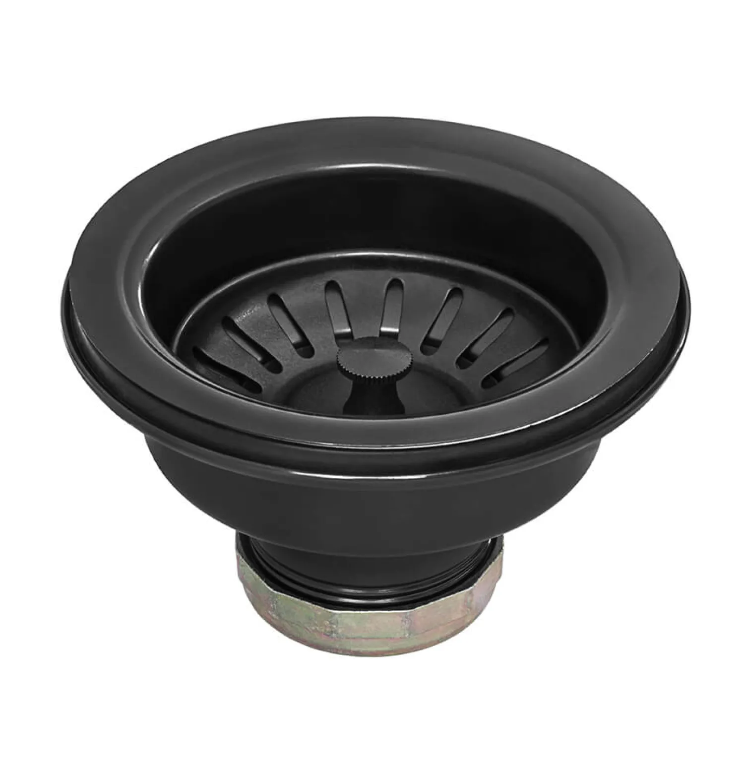 Hot Kitchen Sink Strainer Drain Assembly Sink Drains, Disposer Flanges & Air Gaps|Gunmetal, Brass, & Gold