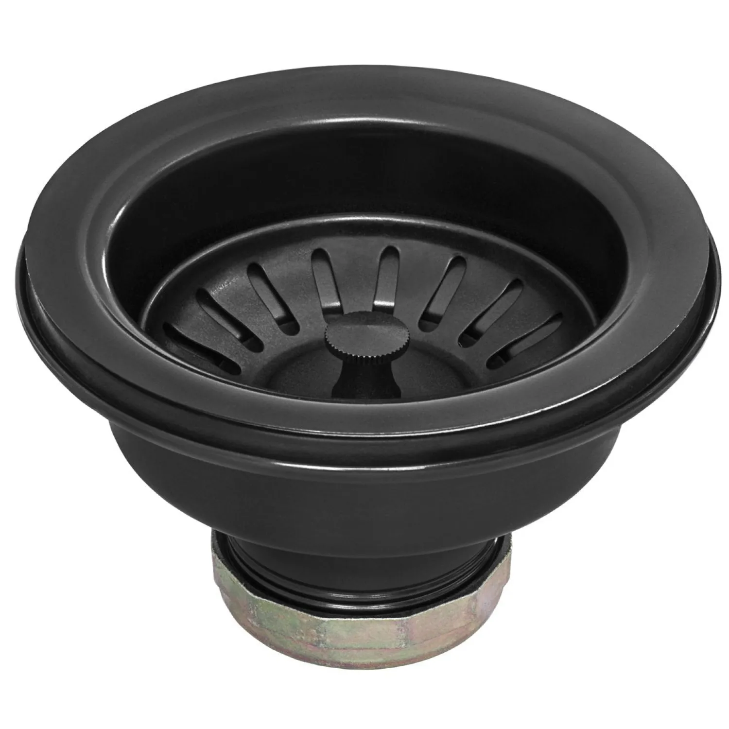 Hot Kitchen Sink Strainer Drain Assembly Sink Drains, Disposer Flanges & Air Gaps|Gunmetal, Brass, & Gold