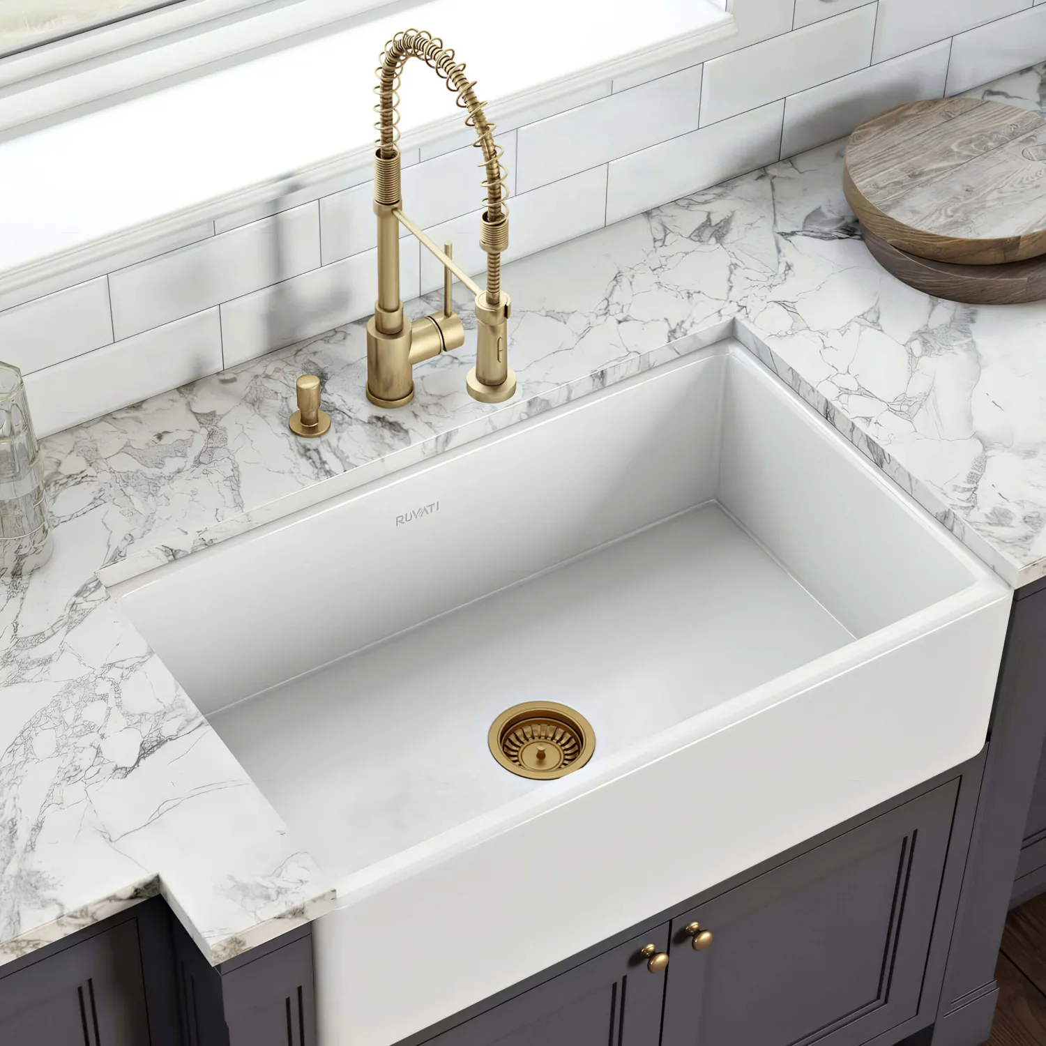 Hot Kitchen Sink Strainer Drain Assembly Sink Drains, Disposer Flanges & Air Gaps|Gunmetal, Brass, & Gold