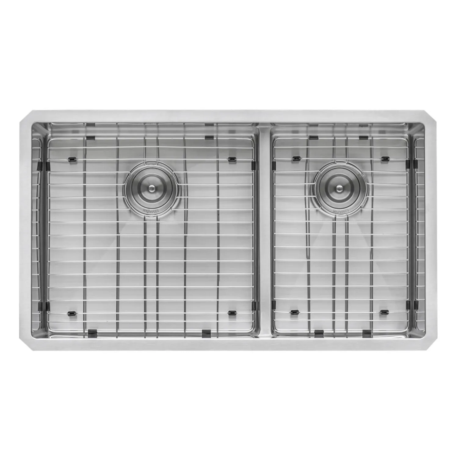 Outlet 30" Low-Divider 60/40 Double Bowl Kitchen Sink Stainless Steel Sinks|Double Bowl Sinks