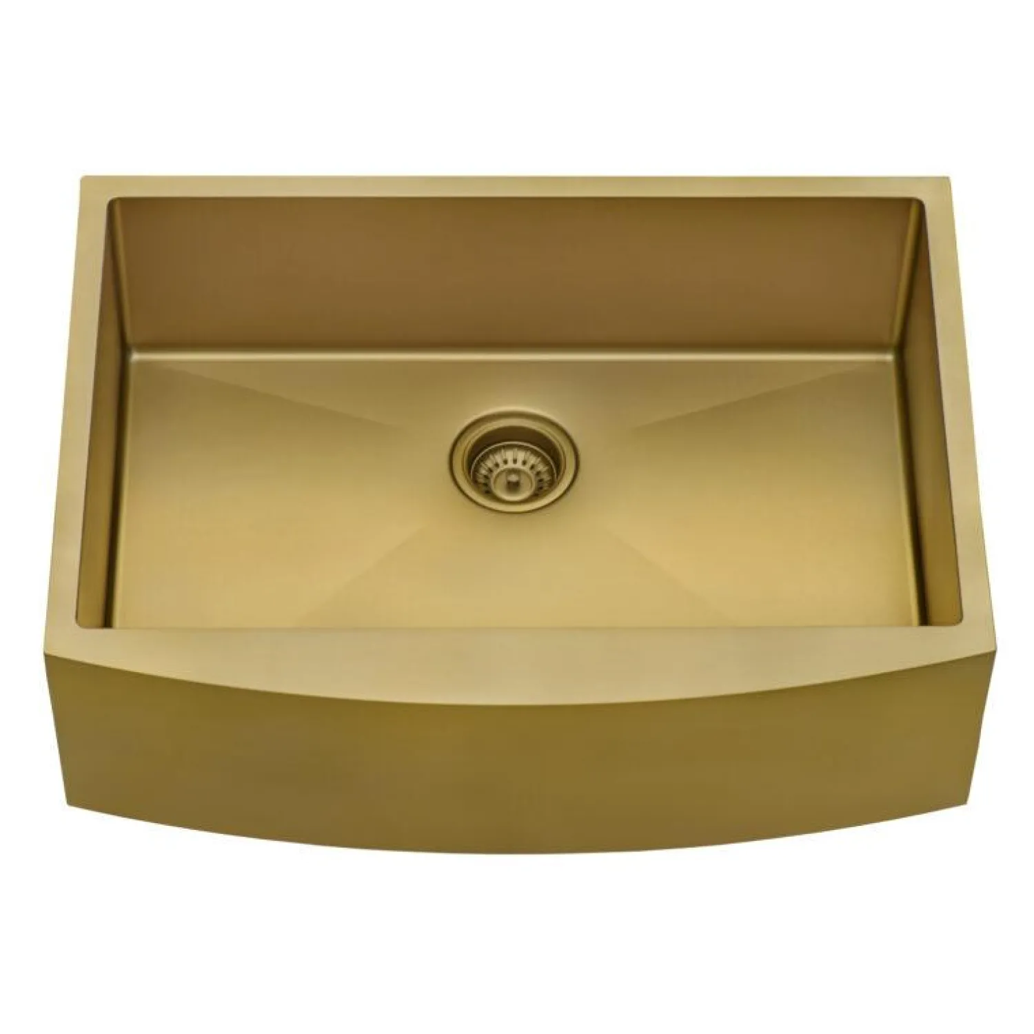 Sale 36" Matte Gold Apron Front Stainless Steel Kitchen Sink Stainless Steel Sinks|Gunmetal, Brass, & Gold