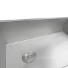 Outlet 30" Offset Drain Undermount Single Bowl 16 Gauge Kitchen Sink Stainless Steel Sinks|Single Bowl Sinks
