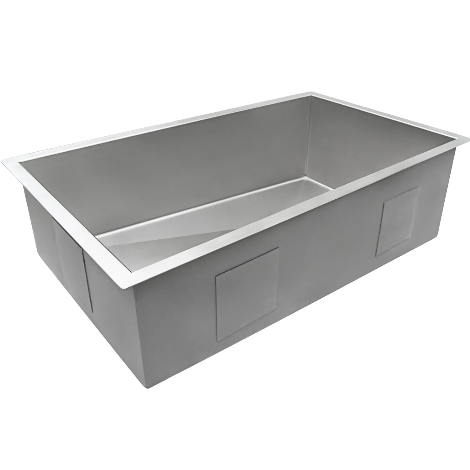 Outlet 30" Offset Drain Undermount Single Bowl 16 Gauge Kitchen Sink Stainless Steel Sinks|Single Bowl Sinks