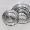 Clearance RVA1025 Kitchen Sink Basket Strainer in Stainless Steel Sink Drains, Disposer Flanges & Air Gaps
