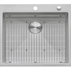 Discount RVH8007 25" Drop-in Tight Radius Topmount 16 Gauge Stainless Steel Single Bowl Kitchen Sink Drop-In / Top Mount Sinks|Stainless Steel Sinks